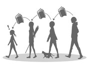 特製単行本は人から人へと受け渡されていく。