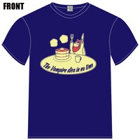 「吸血鬼すぐ死ぬ」ヌッヌヌーヌTシャツ