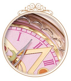 セーラームーン」20周年腕時計、クリスタルスターの文字盤や月の秒針