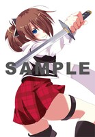 「トリニティセブン レヴィ忍伝」1巻のメロンブックス特典イラスト。