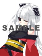 「トリニティセブン レヴィ忍伝」1巻のとらのあな特典イラスト。