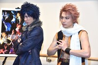 （左から）グレイ・フルバスター役の白又敦、ナツ・ドラグニル役の宮崎秋人。