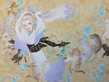 波津彬子のイラスト。