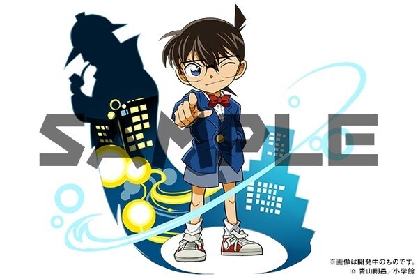 コラボキャンペーンに登場する江戸川コナン。