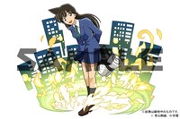 コラボキャンペーンに登場する毛利蘭。