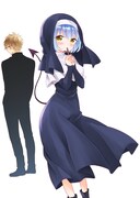 「たべかけ福音計画 ～Dear Succubus Sister～」のカラーカット。(c)角野ユウ／集英社