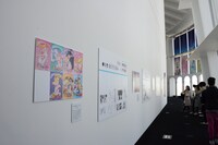 エリア1「セーラームーンクロニクル～愛と戦いの系譜」の展示風景。