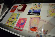 エリア3「セーラームーン伝説のはじまり」より、なかよし付録の展示風景。