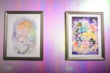 武内直子が本展のために描き下ろした原画2点。