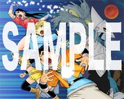 ジャンプ SQ.CROWN 2016 SPRINGに封入された「冒険王ビィト」のポスターに使用されたイラスト。