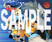 ジャンプ SQ.CROWN 2016 SPRINGに封入された「冒険王ビィト」のポスターに使用されたイラスト。