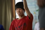 坂口涼太郎が演じるヒョロくんこと木梨浩。