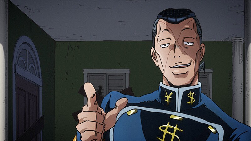 「ジョジョの奇妙な冒険 ダイヤモンドは砕けない」第3話の場面写真。