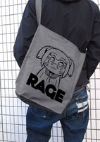 「ポプテピピックRAGE ショルダートート」を使用した様子。