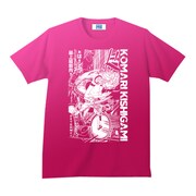 「弱虫ペダル インパクトシーン Tシャツ / 岸神小鞠 ver.2」ホットピンク