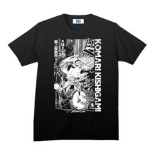 「弱虫ペダル インパクトシーン Tシャツ / 岸神小鞠 ver.2」ブラック
