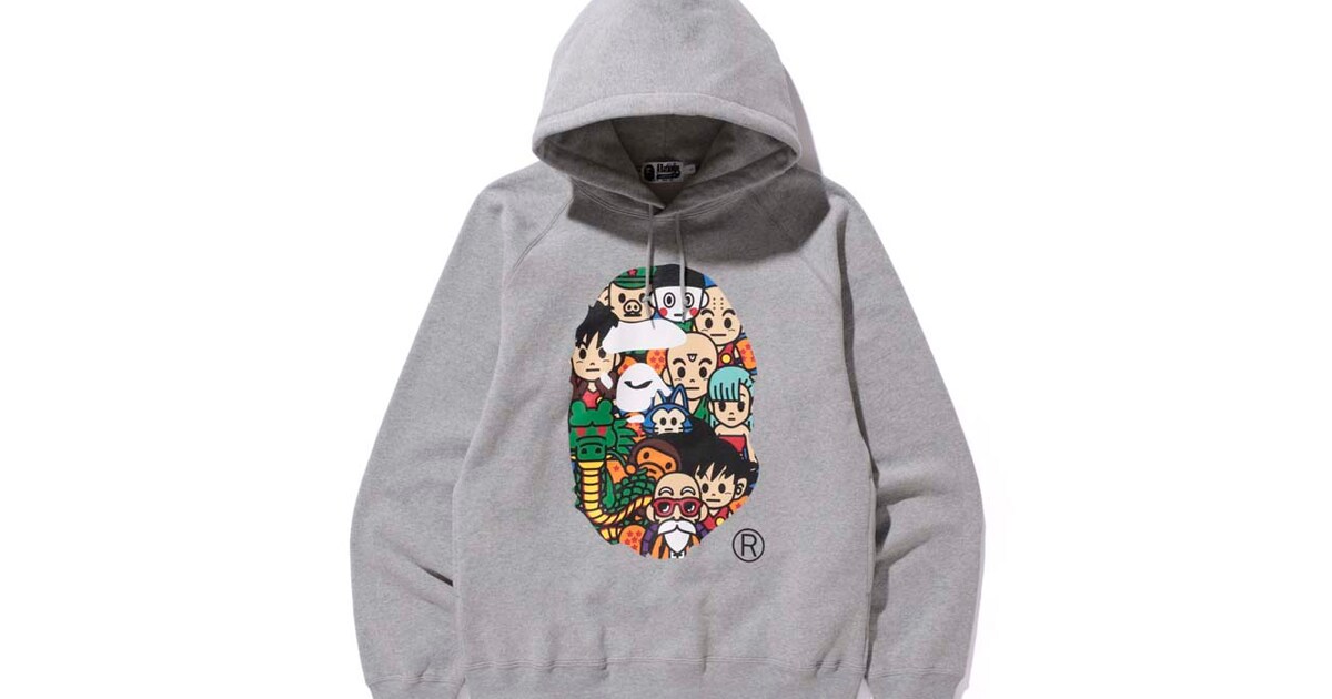ドラゴンボール」がA BATHING APEとコラボ、悟空や亀仙人がBAPEタッチ 