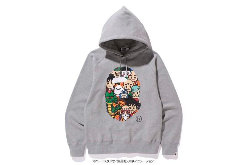 「ドラゴンボール」×A BATHING APE プルオーバーフーディ