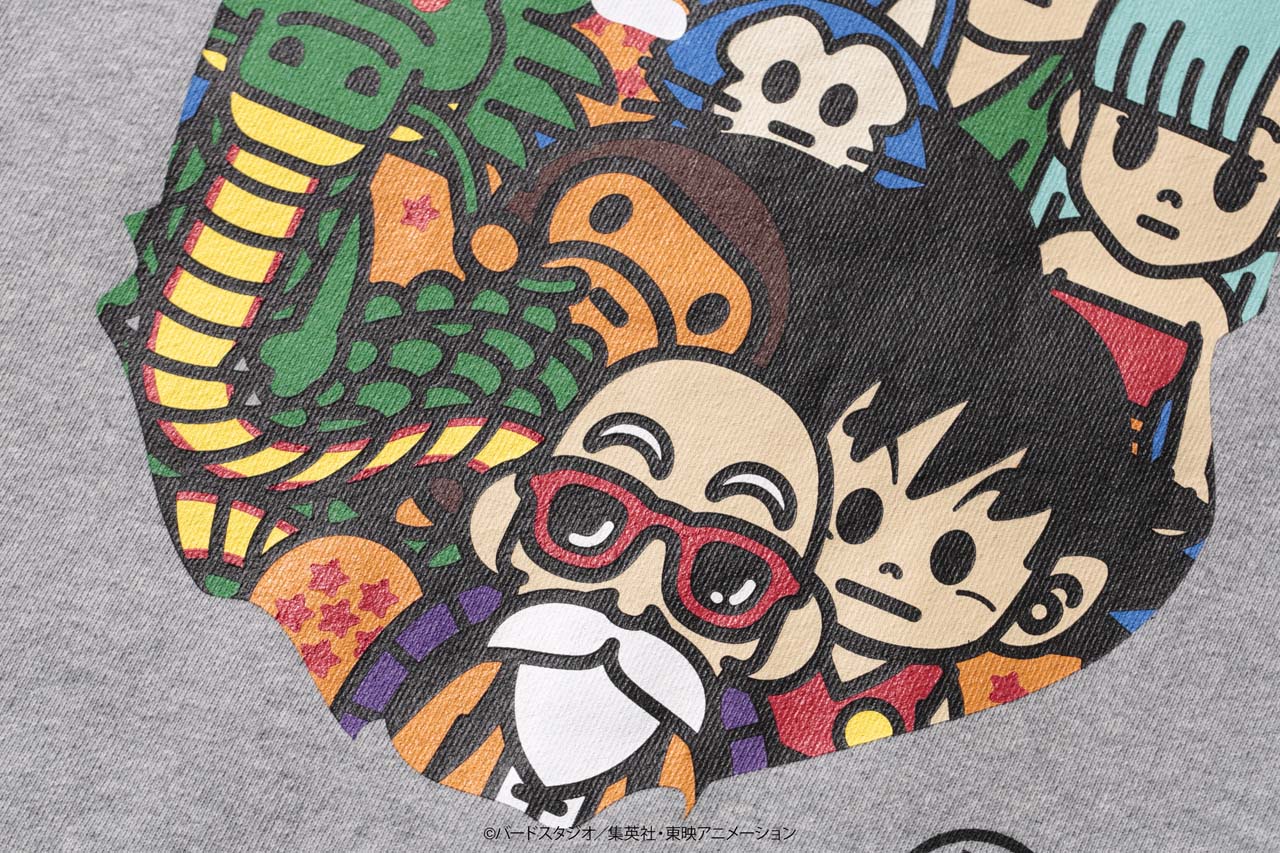 「ドラゴンボール」×A BATHING APE プルオーバーフーディ