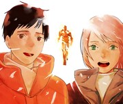 「ファイアパンチ」のカラーカット。