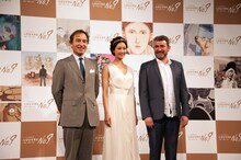 （左から）ティエリー・ダナ氏、菜々緒、ファブリス・ドゥアール氏。