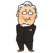 「小池一夫のマンガ塾」に登場する小池一夫。