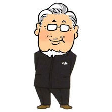 「小池一夫のマンガ塾」に登場する小池一夫。