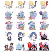 「宇宙パトロールルル子」のLINEスタンプ。