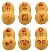 「文豪ストレイドッグス×横浜ウォーカー×崎陽軒 コラボお菓子(仮名)」第1弾は、全6柄を用意。