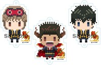 「ゴリクエバトルガラポン」で景品としてもらえる「つながるアクリルストラップ」。