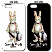 「『スイッチウィッチ』うさぎさん iPhone・スマホハードケース」