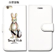 「『スイッチウィッチ』うさぎさん 全面印刷手帳型iPhone・スマホケース」