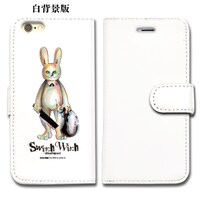 「『スイッチウィッチ』うさぎさん 全面印刷手帳型iPhone・スマホケース」