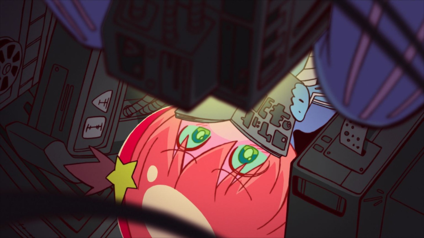 「宇宙パトロールルル子」第4話「ひとりぼっちの空へ」の場面写真。