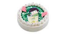 チョロ松が描かれたキャラクターケーキ。