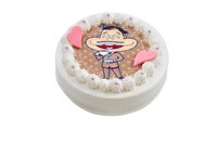 ダヨーンが描かれたキャラクターケーキ。