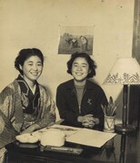 「長谷川毬子と長谷川町子 二人展」メインビジュアル