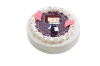 イヤミが描かれたキャラクターケーキ。