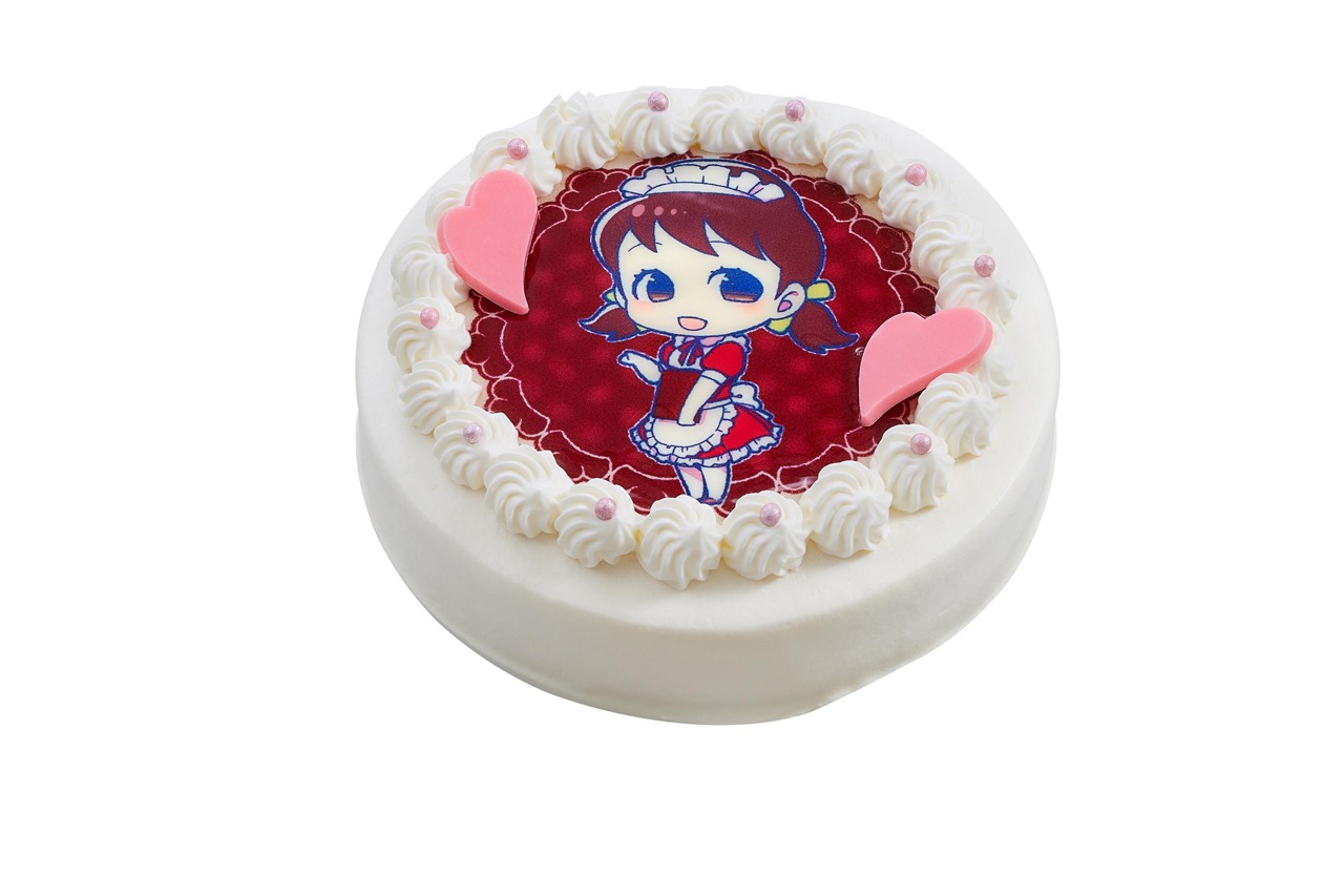 トト子が描かれたキャラクターケーキ。