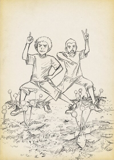 映画「宇宙兄弟#0」ティザービジュアル用イラスト。 (c)宇宙兄弟CES2014