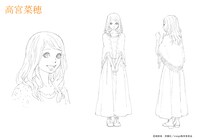 26歳の高宮菜穂の設定画。