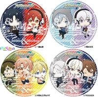 「アイドリッシュセブン」関連商品を2点購入するごとに、1枚プレゼントされる特典ステッカー。