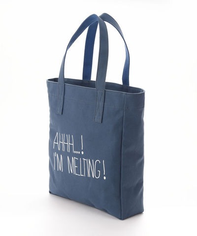 「ちはやふる」トートバッグ（スノー丸）の裏面。