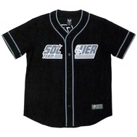 「KMAソルジャーチームロゴ ベースボールシャツ（ブラック）」