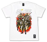 「KMAミリタリーソルジャー Tシャツ（ホワイト）」