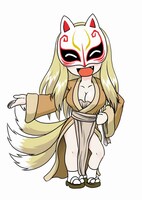 妖狐・狐面の女