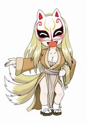 妖狐・狐面の女