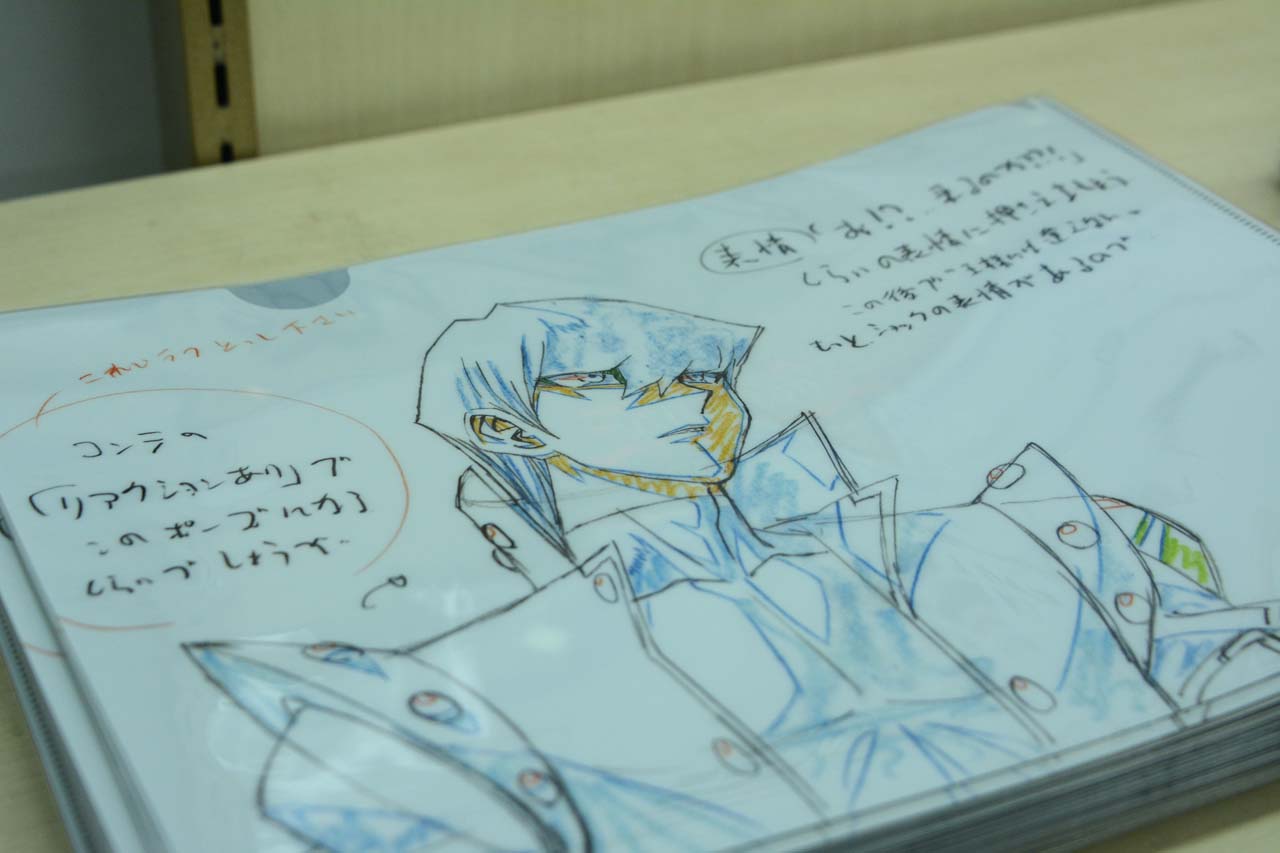原作イラストを使用したクリアファイル。