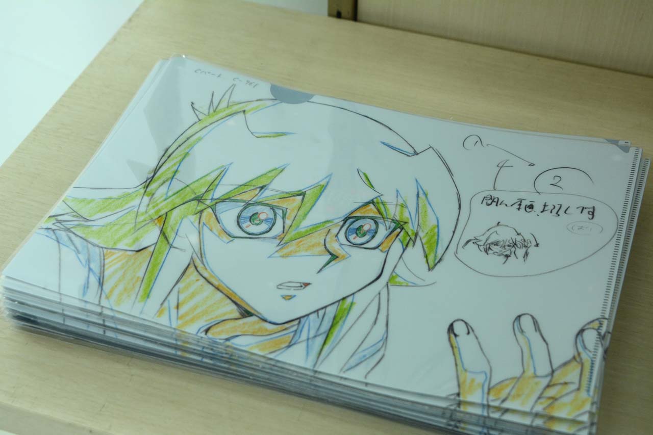 原作イラストを使用したクリアファイル。