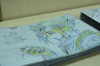 原作イラストを使用したクリアファイル。